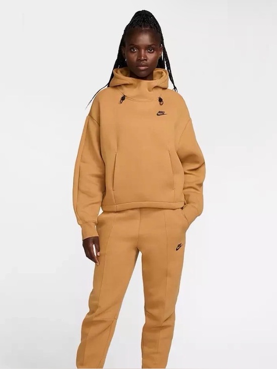 Nike Tops - Nike Sportswear Tech Fleece Oversized Hoodie Flax  Women’s Size small